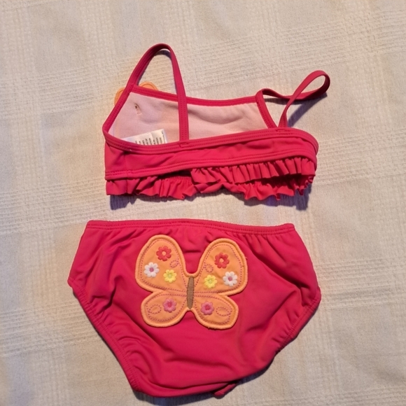 Gymboree girls size 6-12 months Social  Butterfly 2 piece bottom has PUL lining - Picture 4 of 4